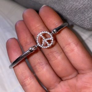 peace sign bracelet